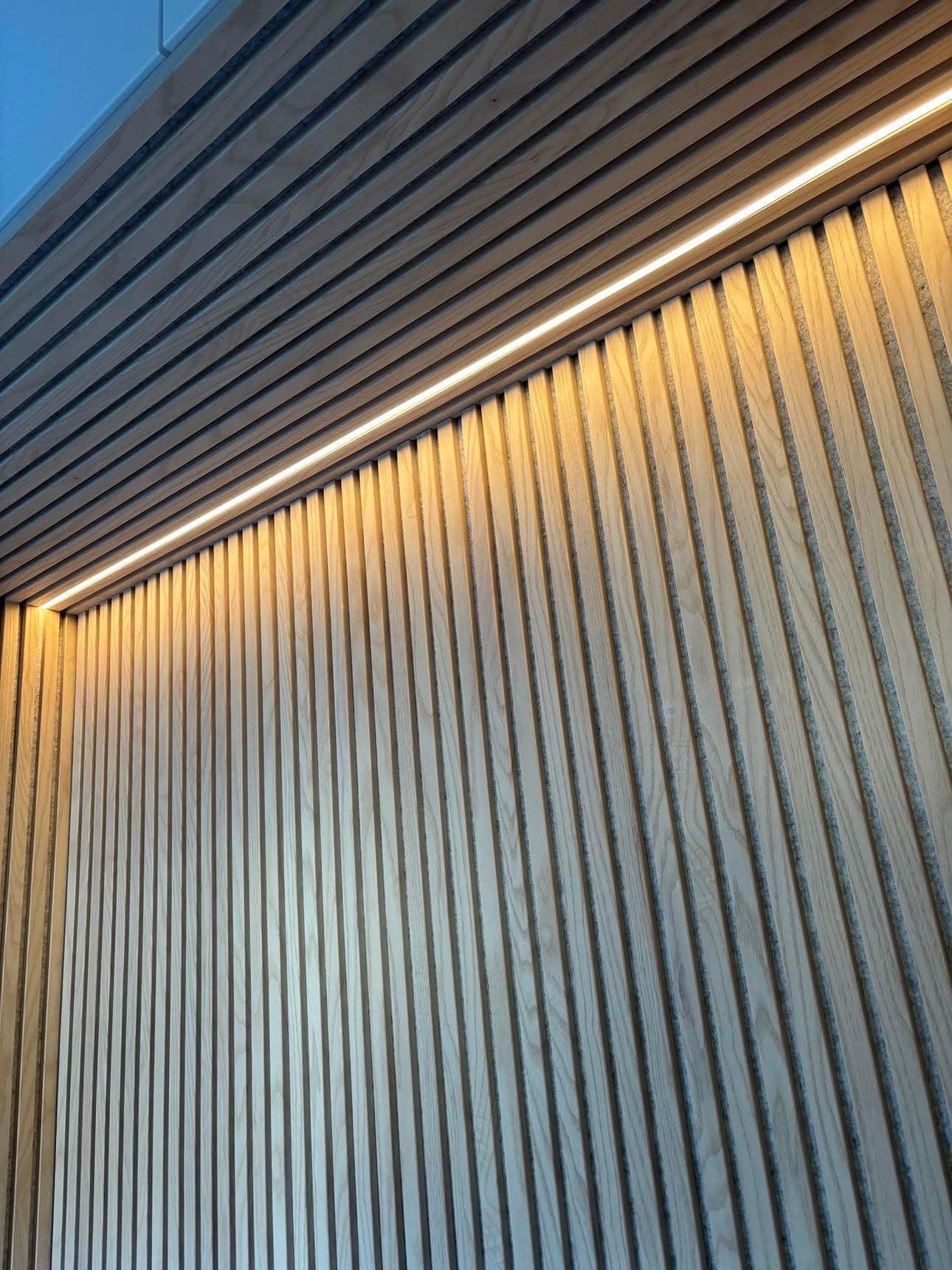 LED-profil till akustikpanel, 12x12 mm