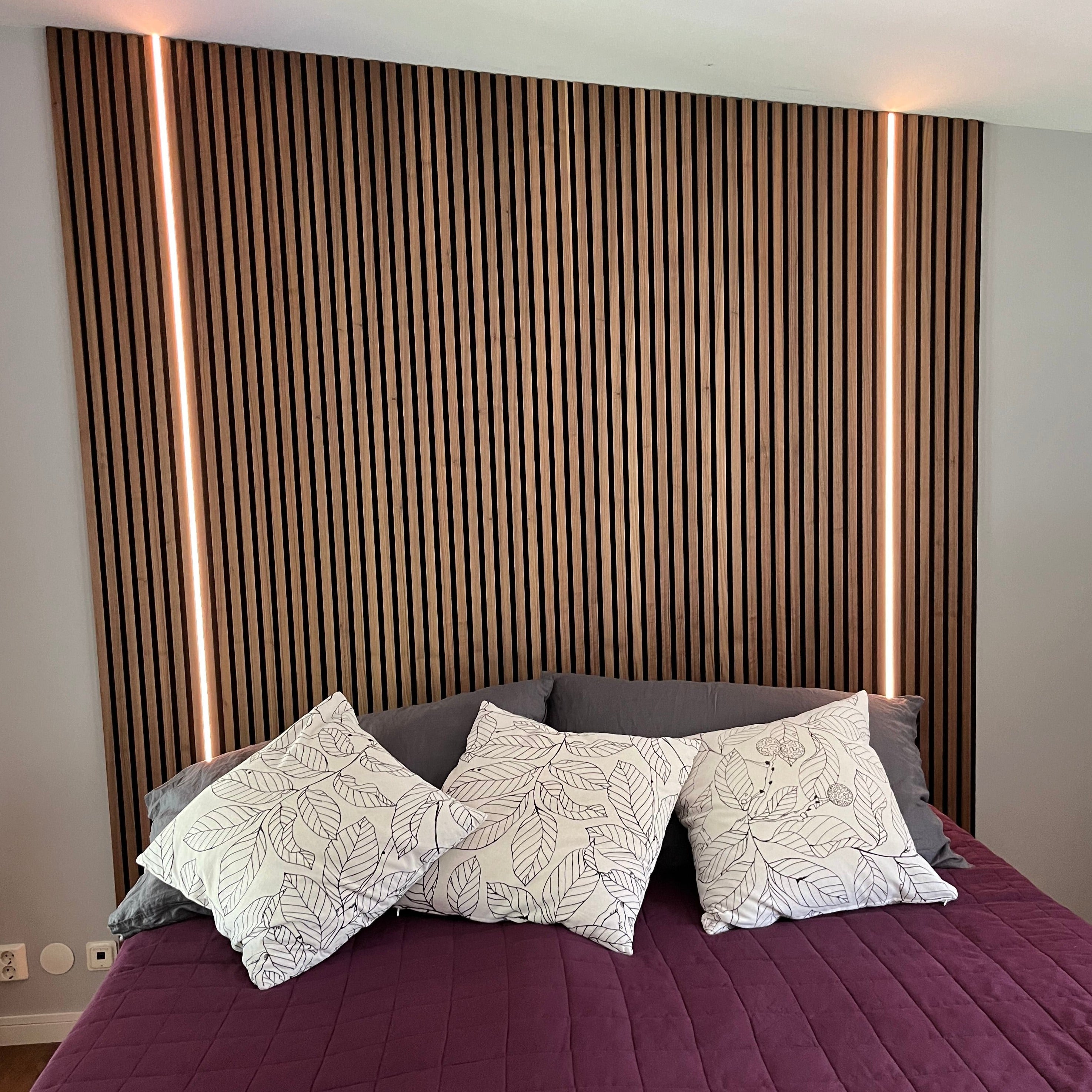 LED-profil till akustikpanel, 12x12 mm