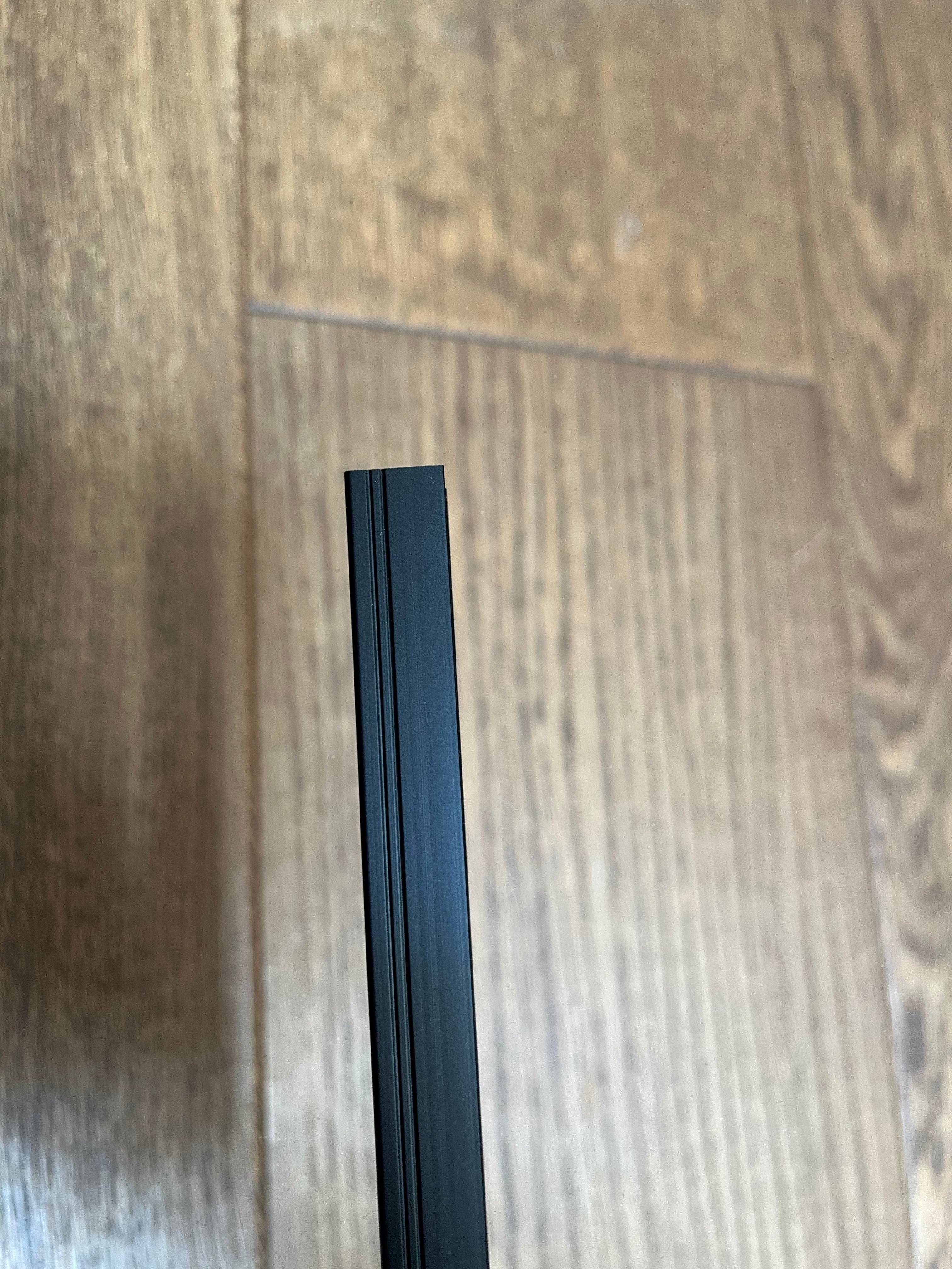 LED-profil till akustikpanel, 12x12 mm