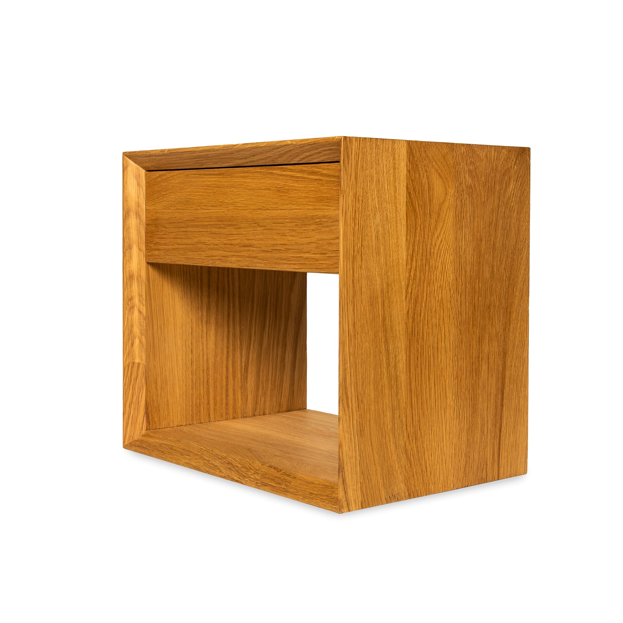 Nattduksbord i massiv Ek