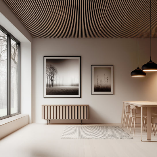 Akustikpanel Ask - vitlackad