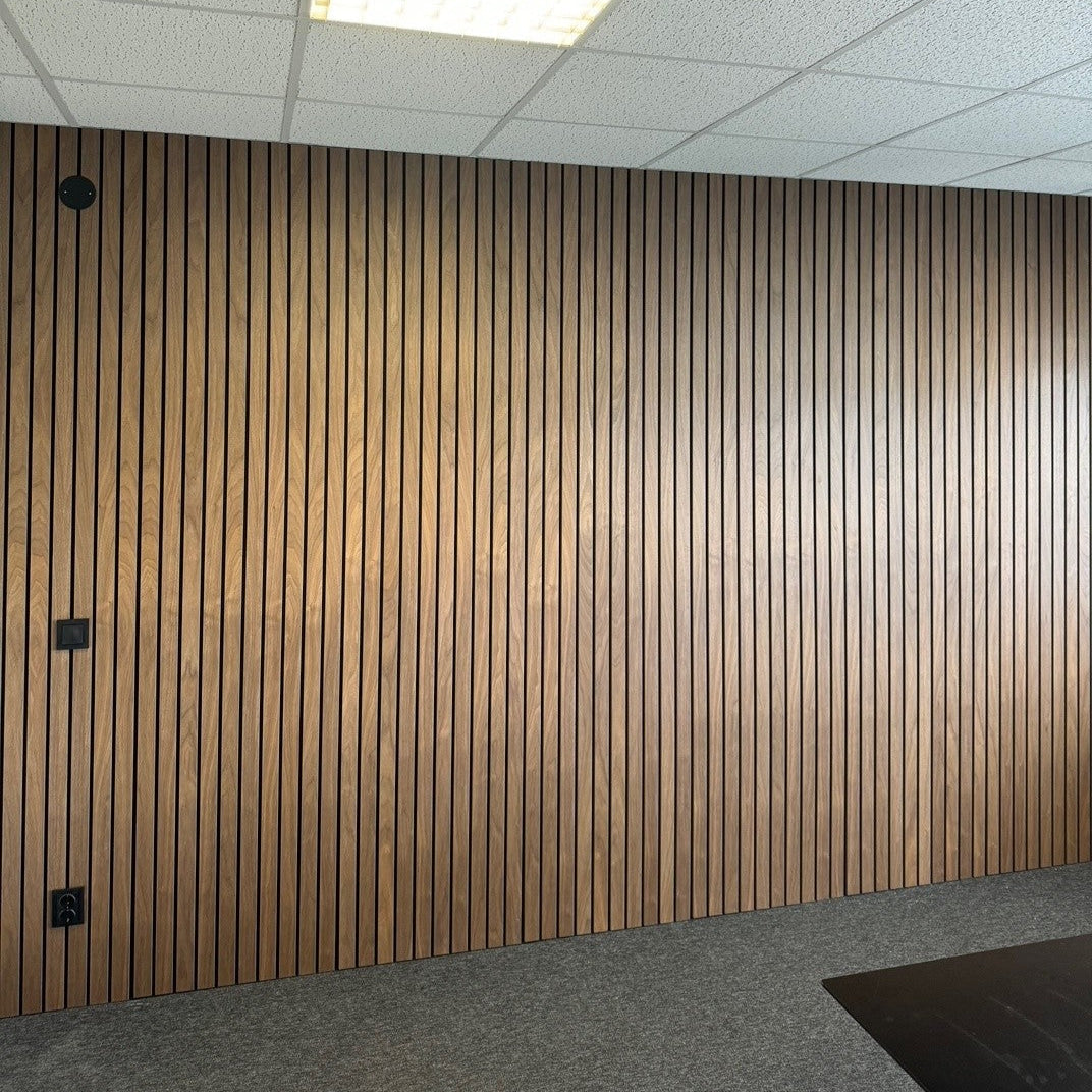 Akustikpanel BRED - Valnöt - NYHET