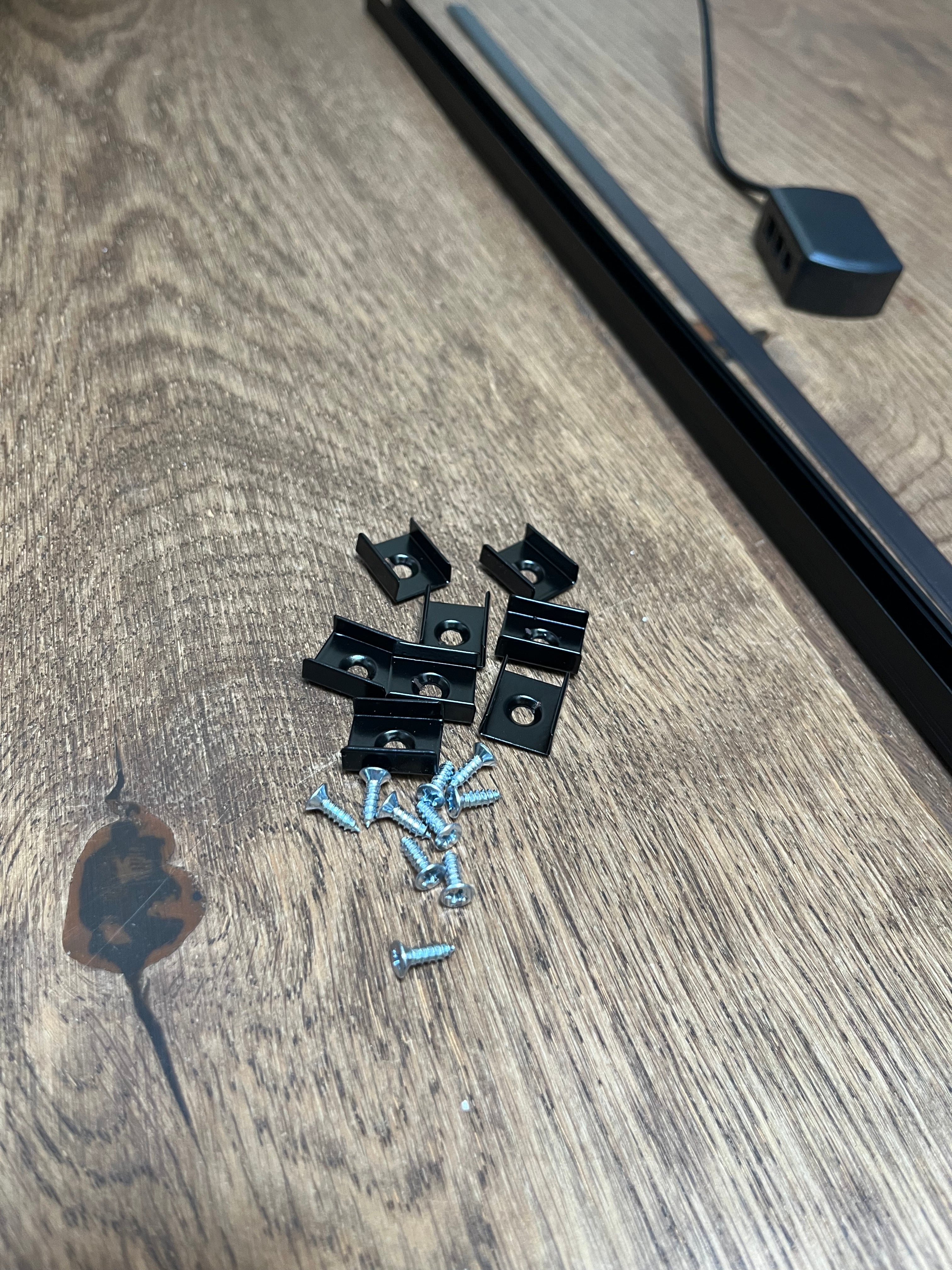 LED-profil till akustikpanel, 12x12 mm