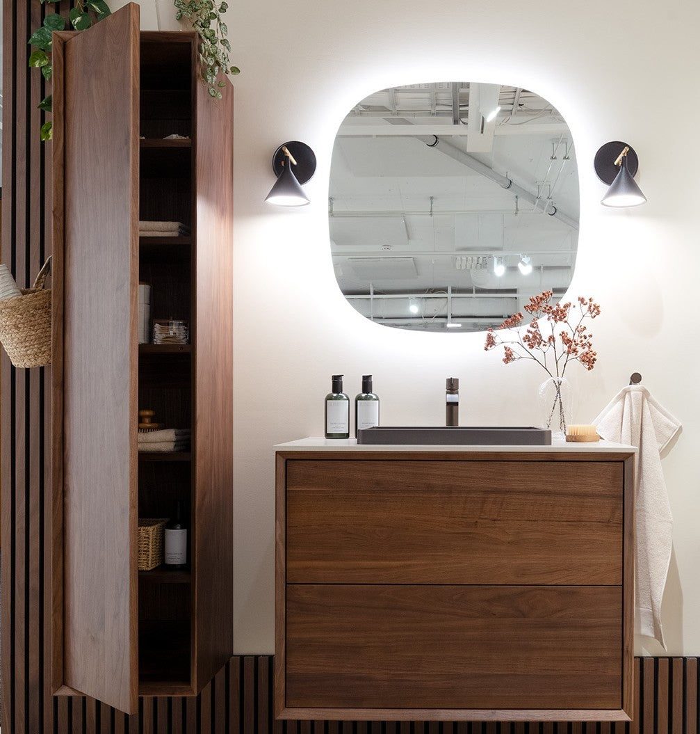 Badrumspanel - Valnöt