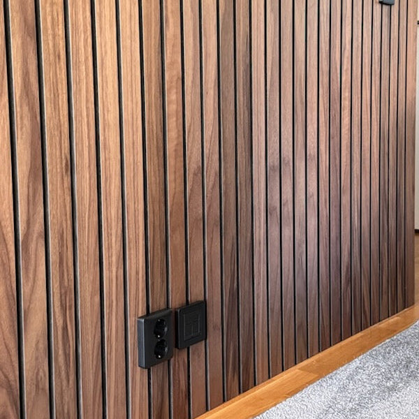 Akustikpanel BRED - Valnöt - NYHET