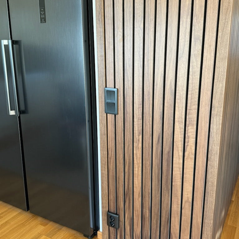 Akustikpanel BRED - Valnöt - NYHET