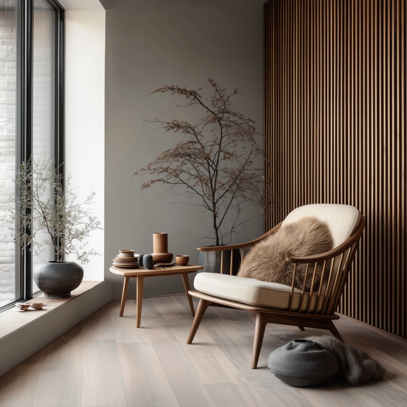 Akustikpanel Valnöt - oljad