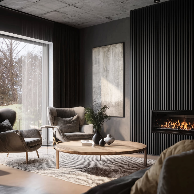 Akustikpanel Grå Ek