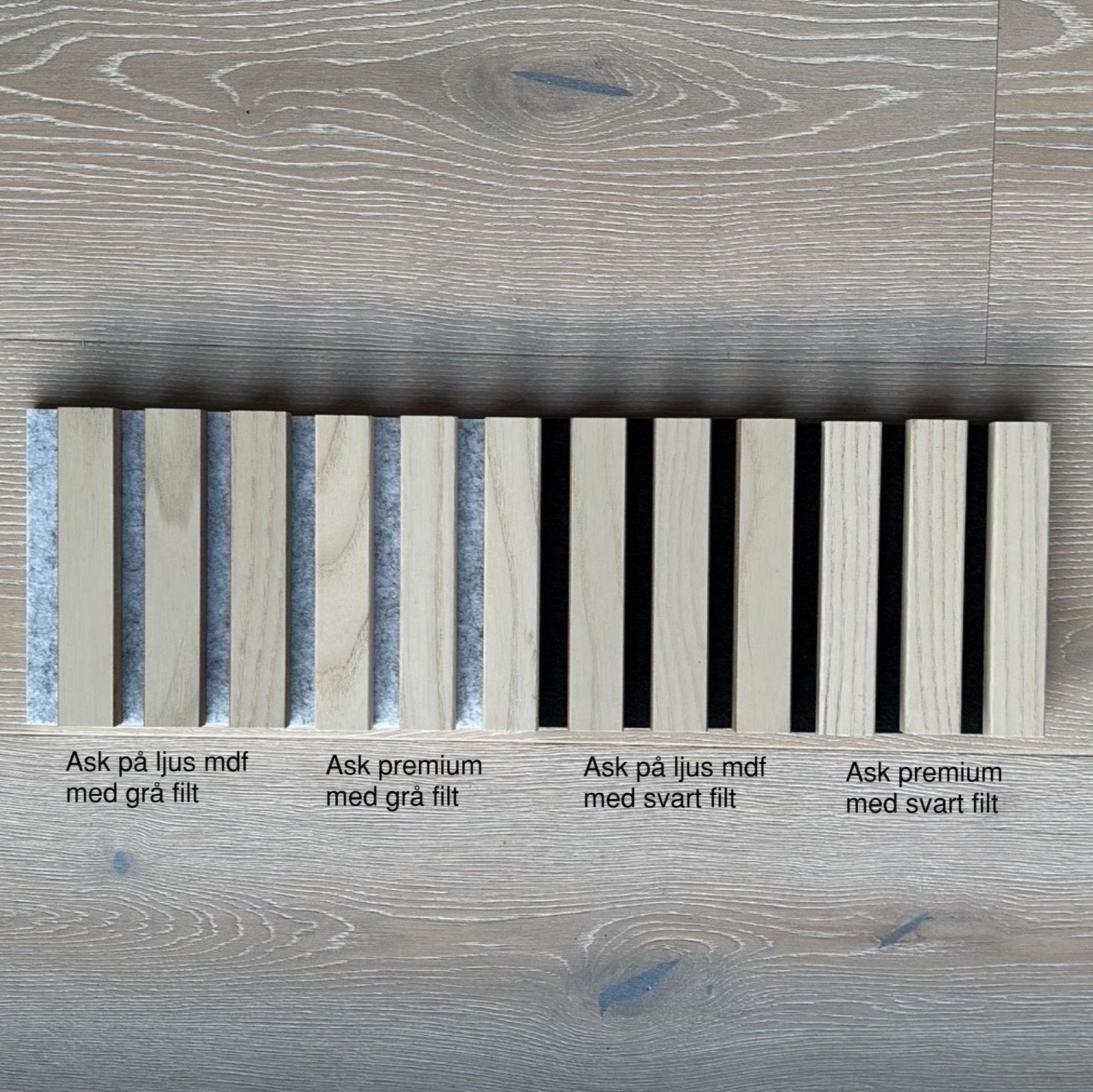 Akustikpanel Ask - vitlackad