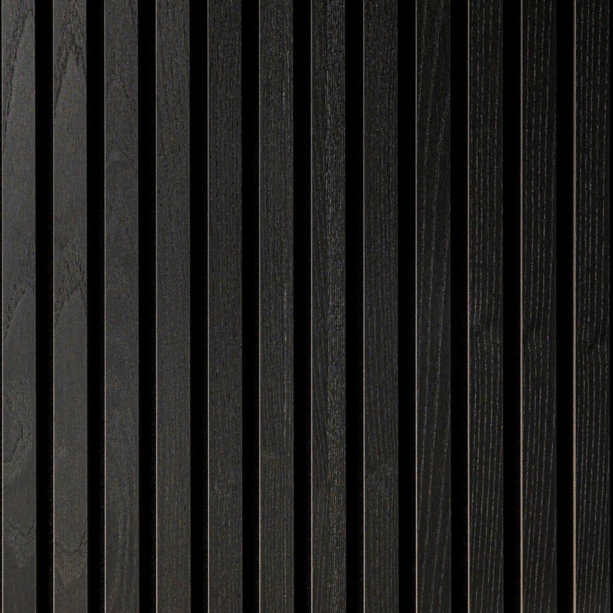 Akustikpanel Svart Ek - oljad