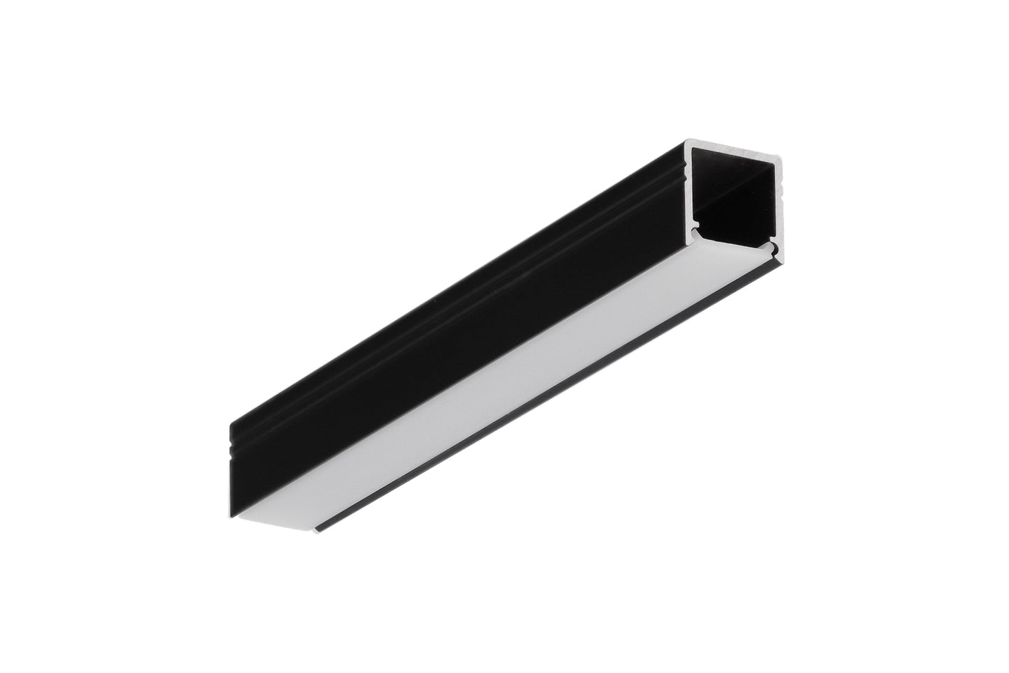 LED-profil till akustikpanel: 12 x 12 mm (med eller utan LED-strip)