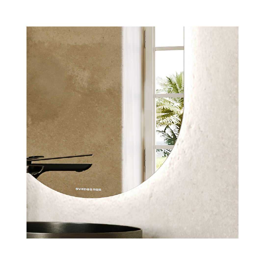 Oval spegel