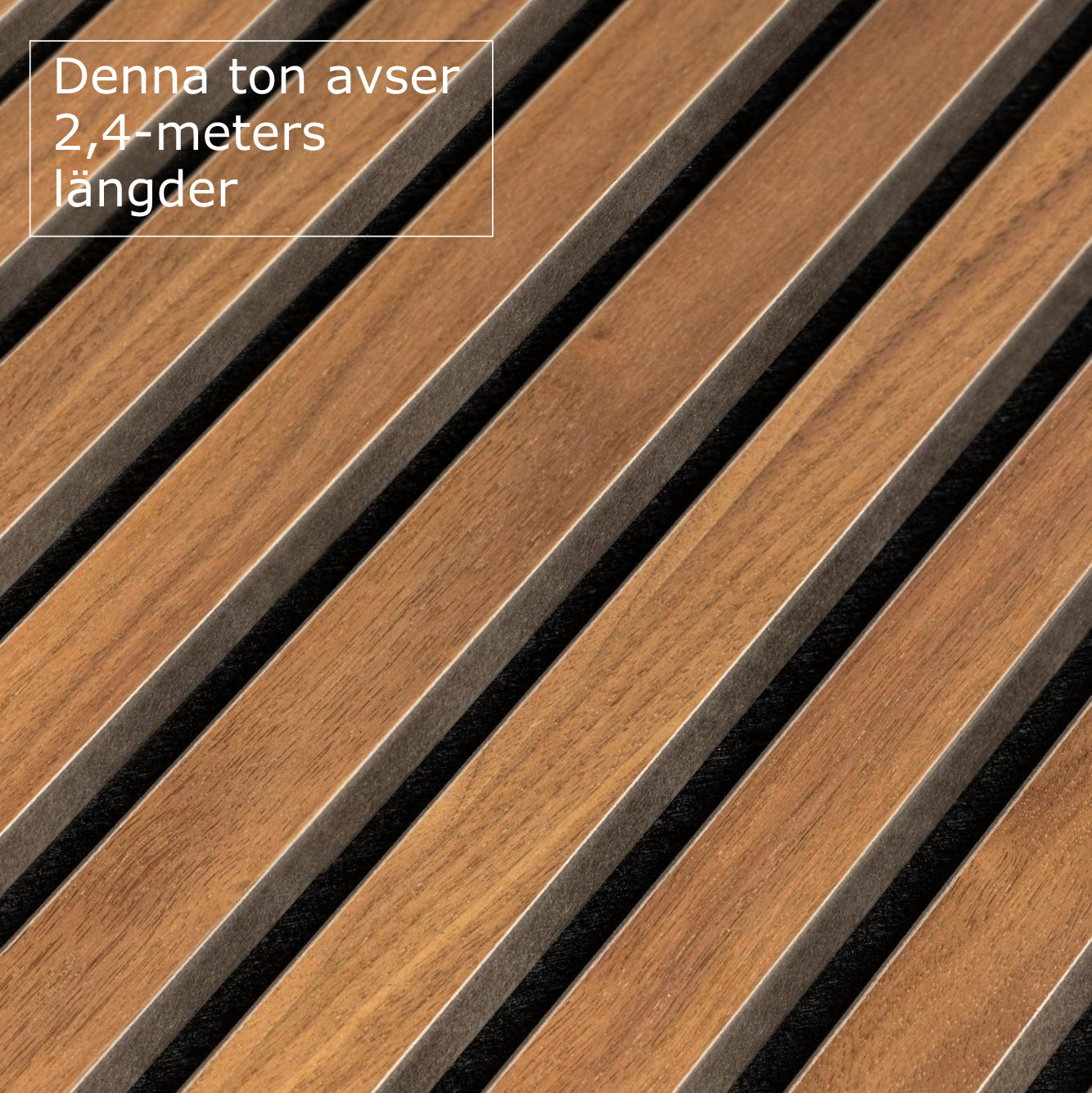 Akustikpanel Valnöt - oljad